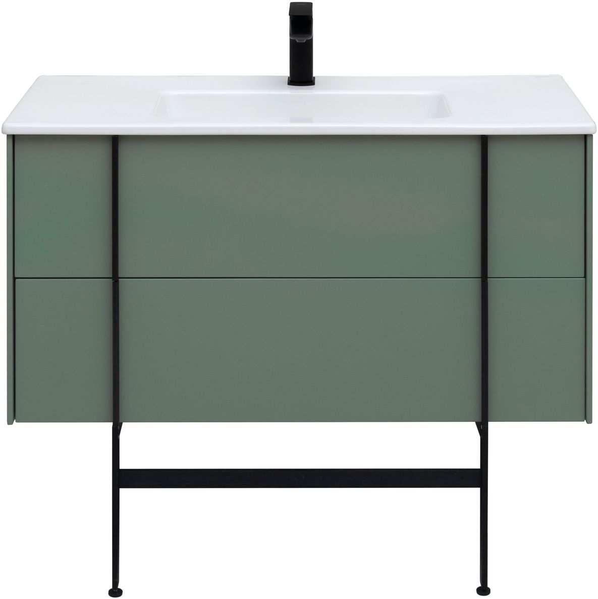 Тумба под раковину Allen Brau Reality 100x46,2x50 см олива 1.32007.CGM