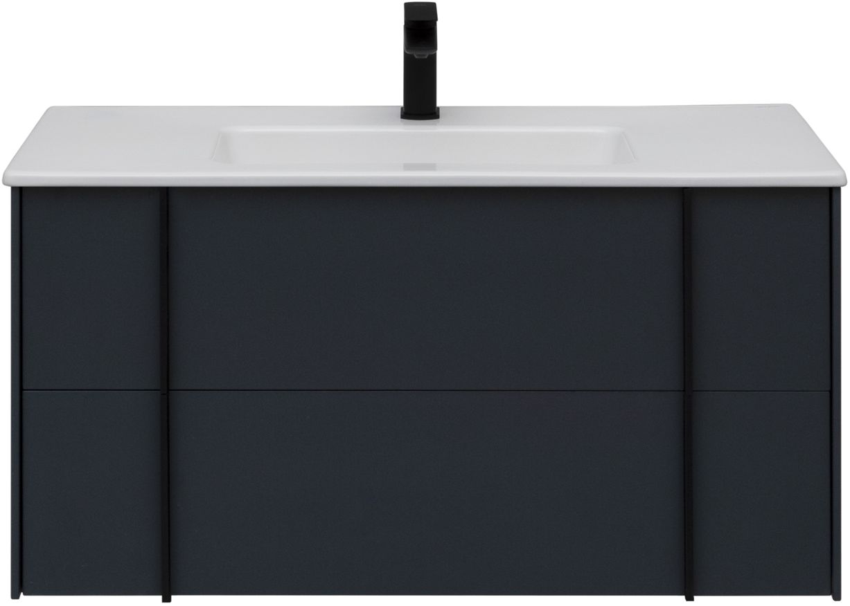 Тумба под раковину Allen Brau Reality 100x46,2x50 см антрацит 1.32007.AM