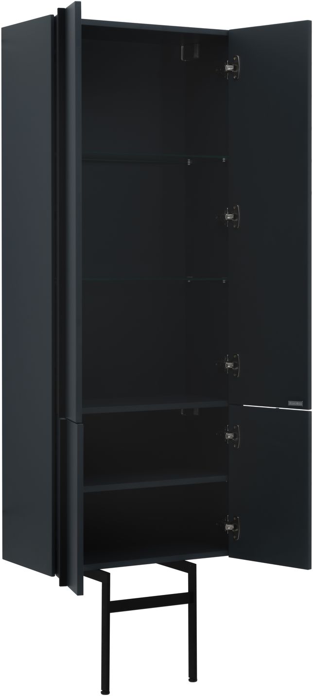 Шкаф-пенал подвесной Allen Brau Reality 60х31х148 см антрацит матовый 1.32003.AM