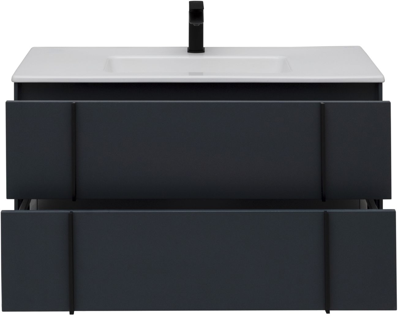 Тумба под раковину Allen Brau Reality 100x46,2x50 см антрацит 1.32007.AM