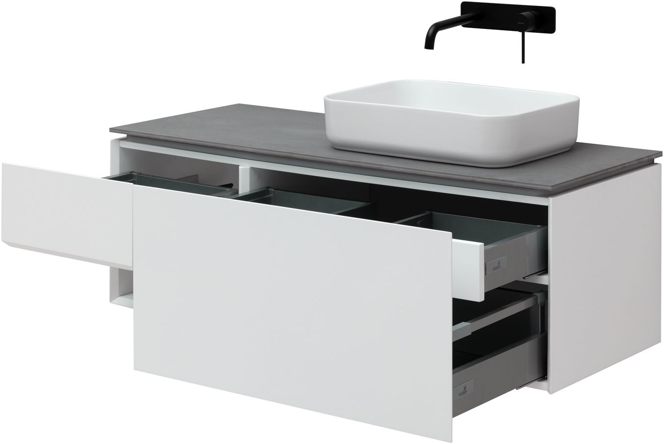 Тумба под раковину Allen Brau Infinity 119,2x45,6x40,8 см белый 1.21008.WM