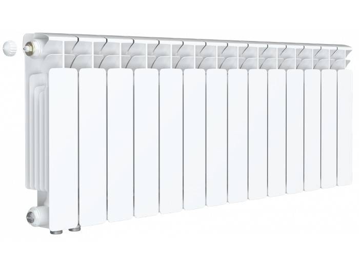 Радиатор биметаллический RIFAR Base Ventil 350 14 секций нижнее левое подключение RBV3514L