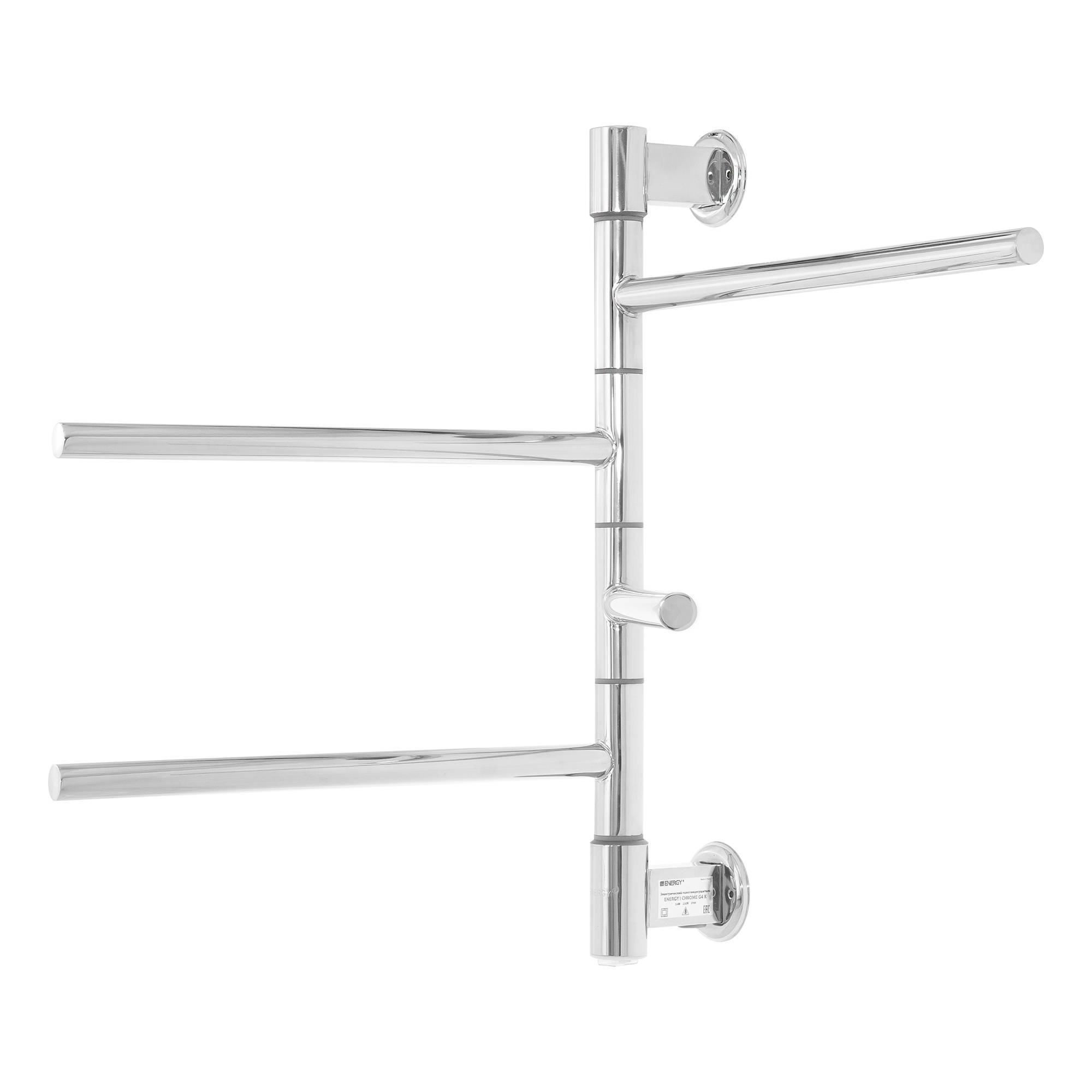 Полотенцесушитель электрический Energy I chrome G4K поворотный EETR00IG4K000000000