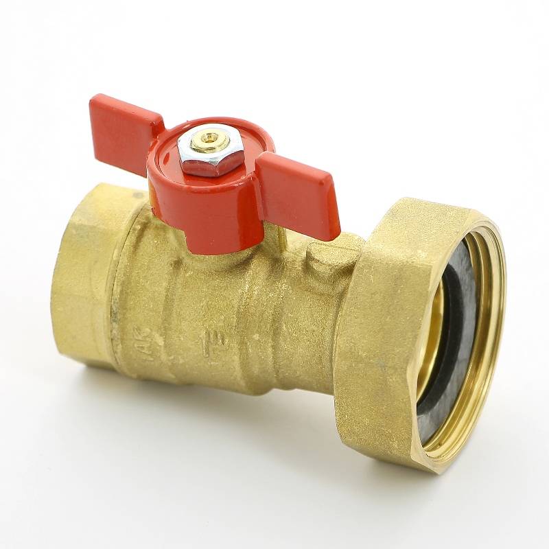 Кран шаровой Uni-Fitt 1x1 1/2 ВВ с накидной гайкой и уплотнением 117G4600