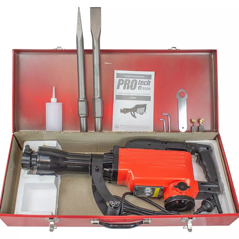Отбойный молоток Edon PROtech 2200DH 2200 Вт 45 Дж 2200DH