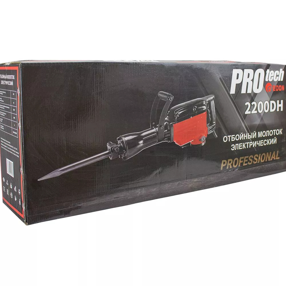 Отбойный молоток Edon PROtech 2200DH 2200 Вт 45 Дж 2200DH