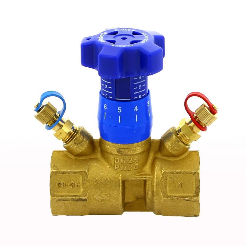 Клапан балансировочный ручной Cimberio CIM 787OT 1 ВВ с 2 ниппелями CIM 787OT 1