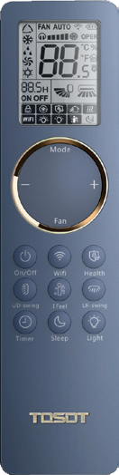 Сплит-система TOSOT CLIVIA DELUXE T09H-SCD/I / T09H-SCD/O инверторная T09H-SCD/I/T09H-SCD/O