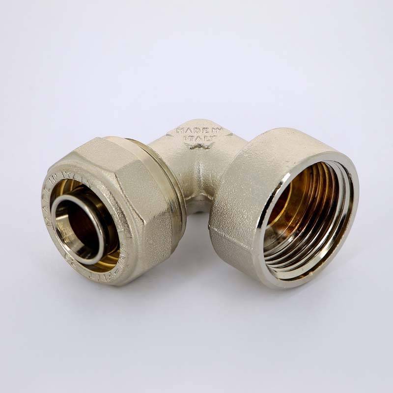 Угольник обжимной Uni-Fitt никелированный 26х1 ВР 664N8400