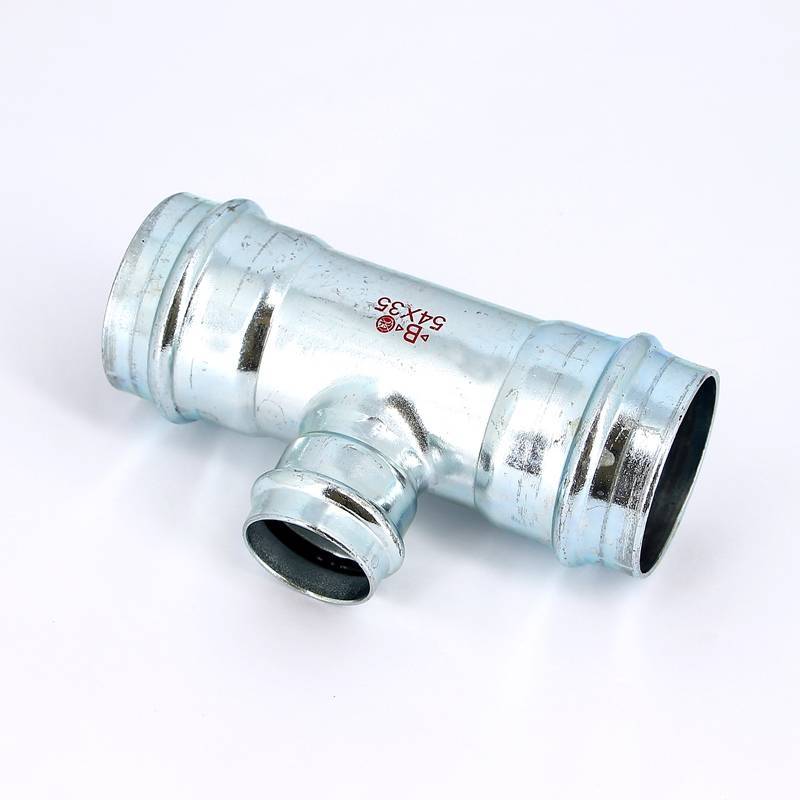 Тройник пресс IBP >B< Press Carbon 54х35х54 мм оцинкованная сталь PC5130 0543554