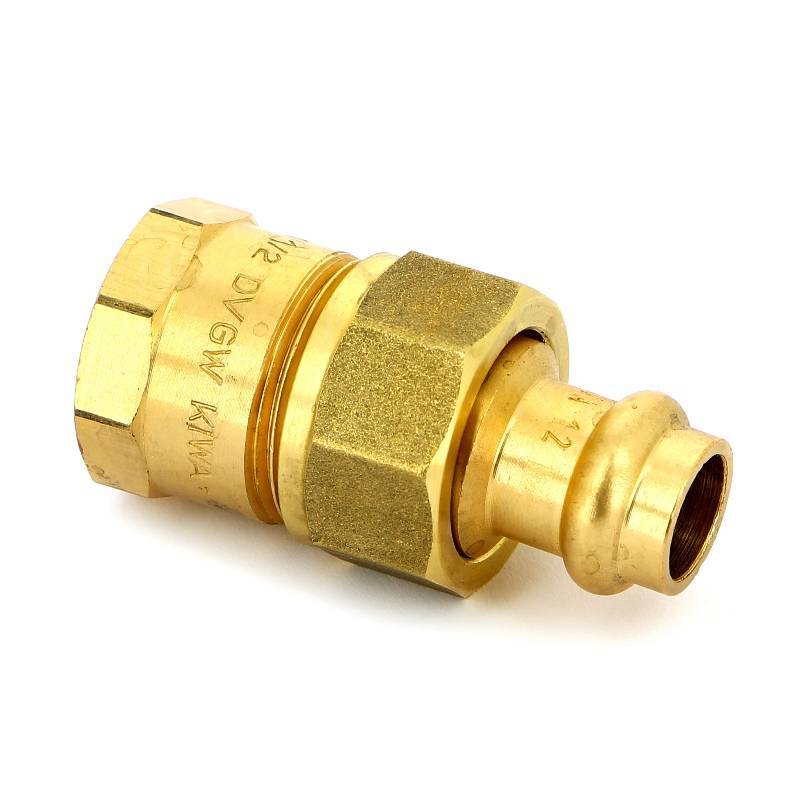 Муфта пресс-В IBP >B< Press 12 мм x 1/2 с разъемным соединением бронза P4330G01204000