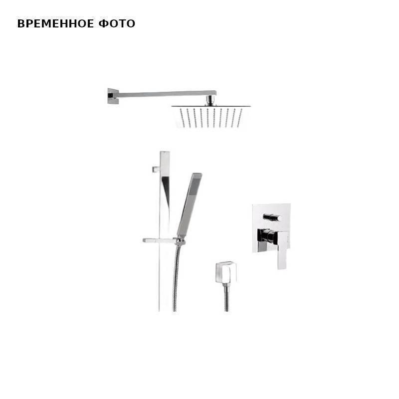 Смеситель для душа Remer Qubika комплект скрытого монтажа хром Q09S01UFS20