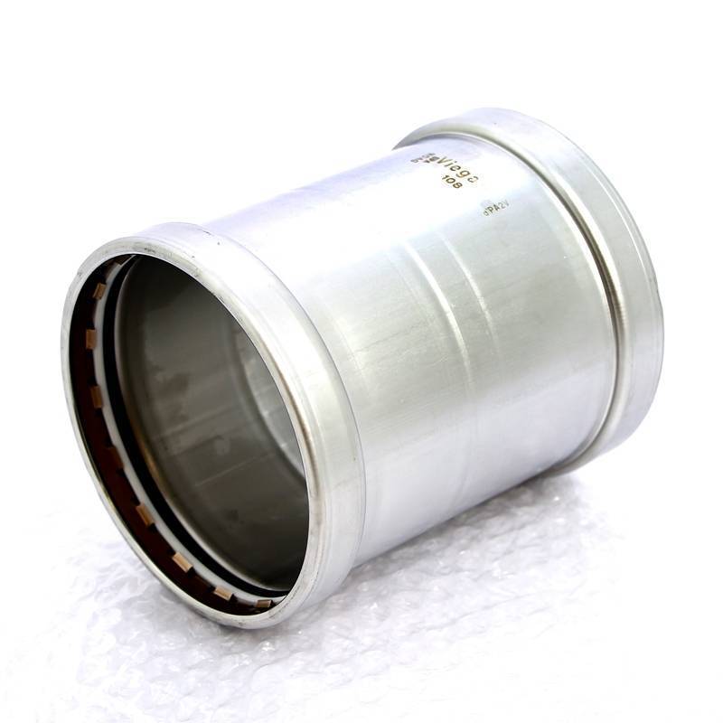 Муфта надвижная пресс Viega Sanpress Inox нержавеющая сталь 108 мм 482855