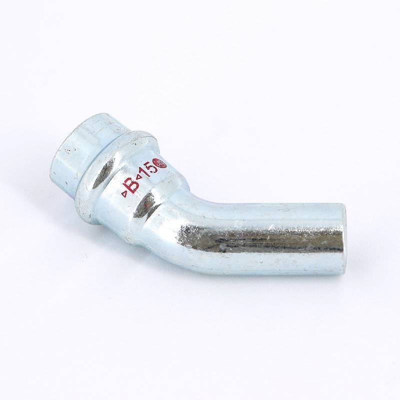 Угол-вставка 45° пресс IBP B Press Carbon 15 мм оцинкованная сталь PC5040 0150000