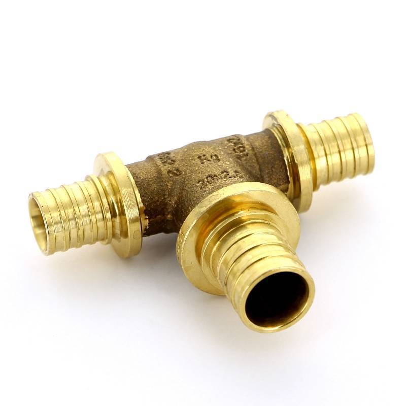 Тройник надвижной REHAU RAUTITAN RX 16х20х16 мм бронза 1377747