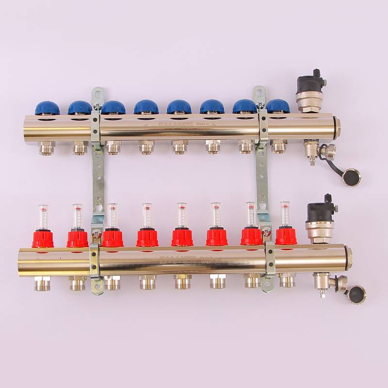 Коллекторная группа Emmeti TOPWAY с расходомерами 1 x M24x19 8 выходов 01298192