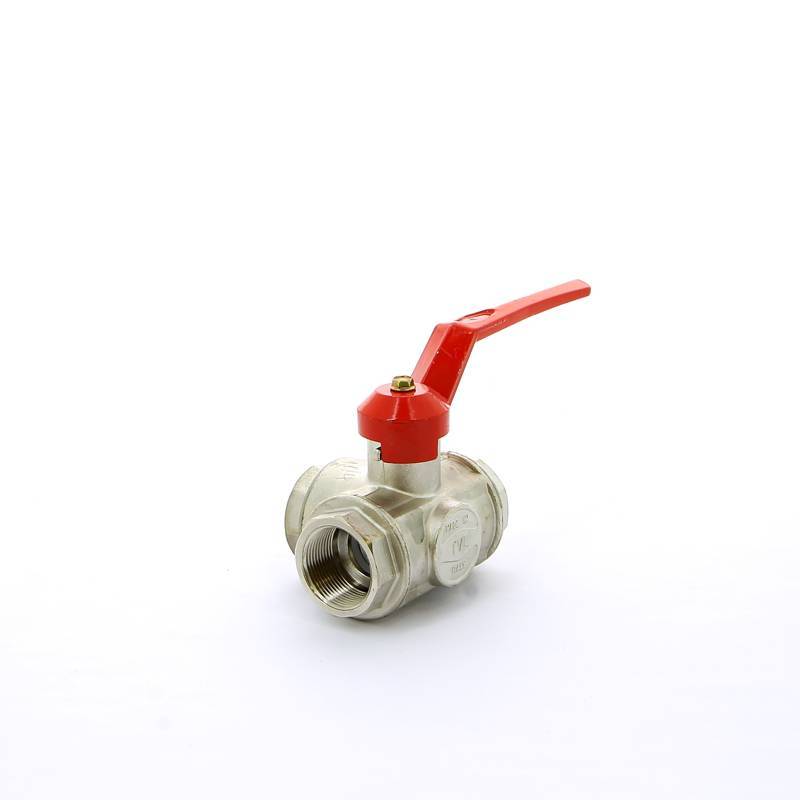 Кран шаровой трехходовой ITAP 128 T-порт рычаг 1 1/4 ВВ 1280114T