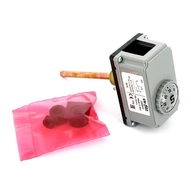 Термостат погружной Uni-Fitt ТС2 0-90 °C гильза 100 мм 338I0910