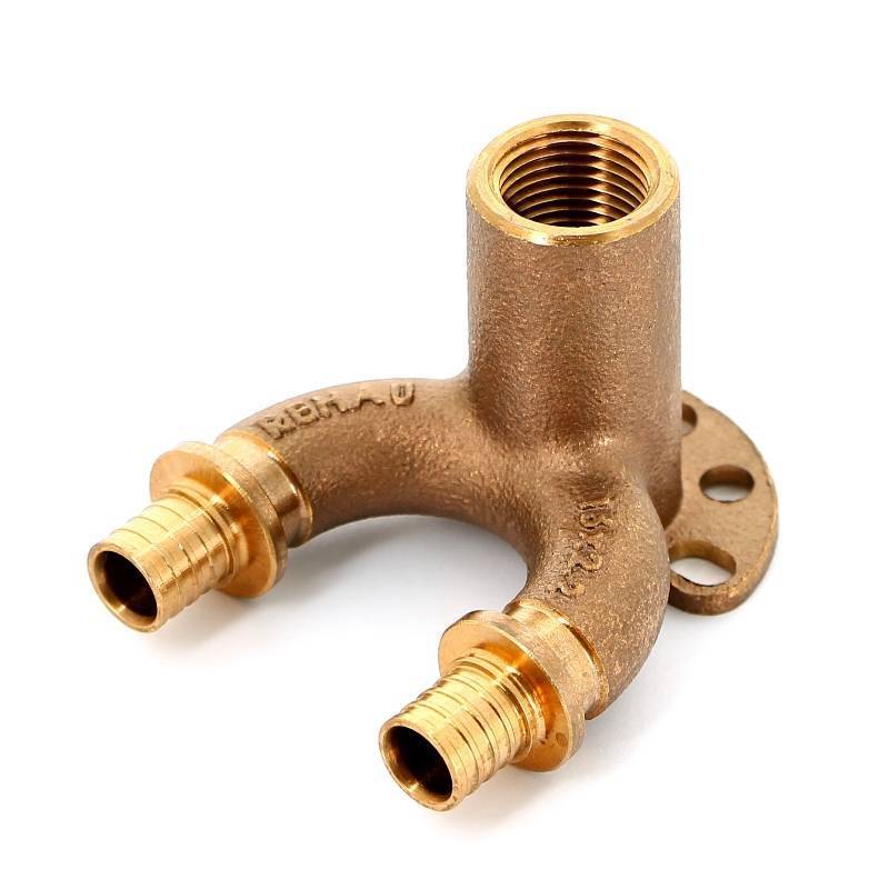 Водорозетка надвижная сдвоенная REHAU RAUTITAN 16x1/2x16 ВР латунь 131385