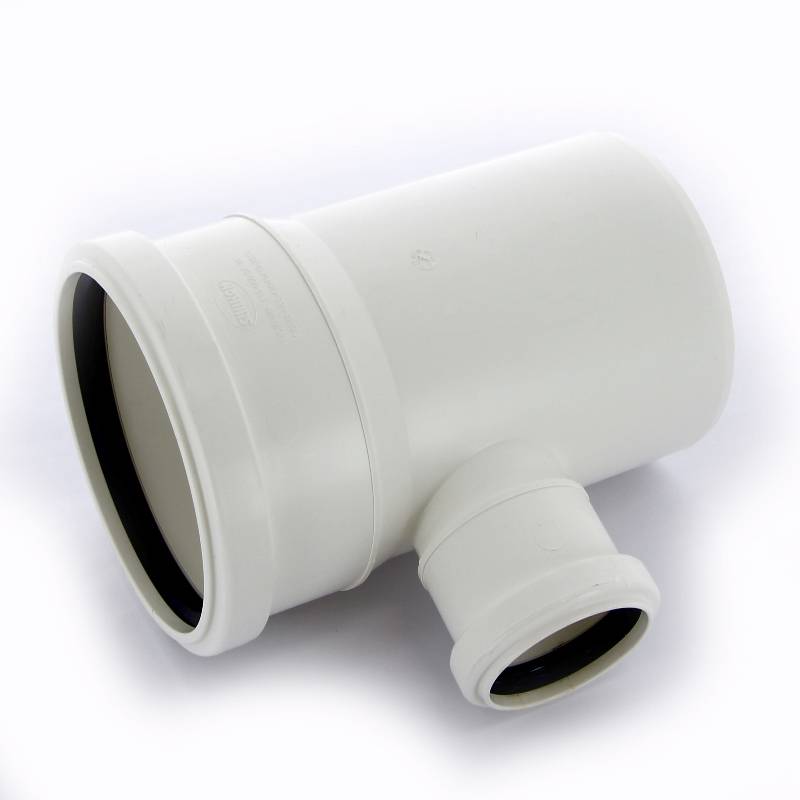 Тройник канализационный Sinikon Comfort 110x50 мм 87° 510035.K