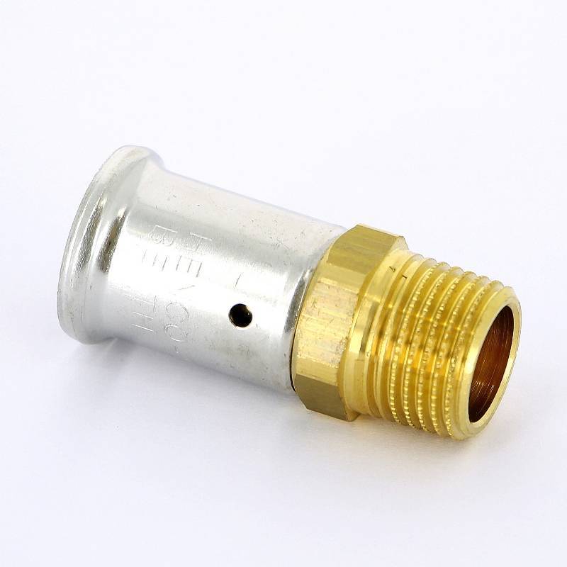 Муфта с наружной резьбой пресс HENCO 17P 20x1/2 17P-2004