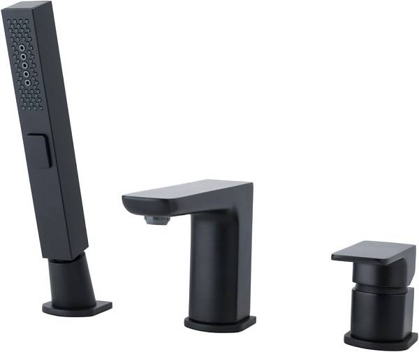 Смеситель на борт ванны Allen Brau Infinity черный матовый 5.21008-31