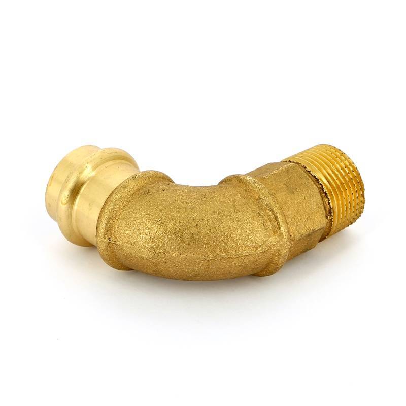 Угольник пресс с наружной резьбой IBP Bänninger B Press 22 x 3/4 бронза P4001G02206000