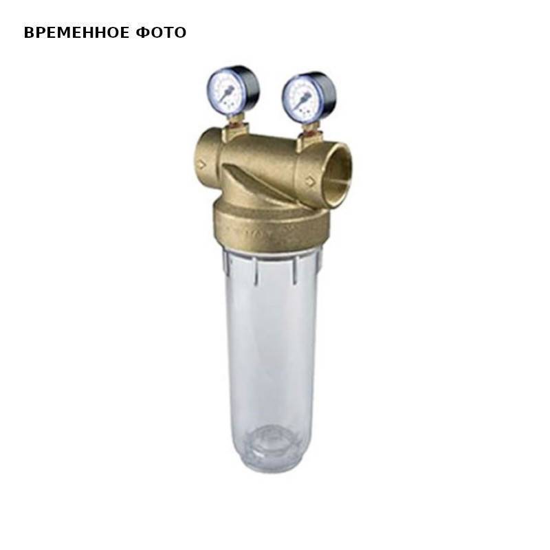 Корпус фильтра Atlas Filtri K2 DP 20 1 латунный блок с 2 манометрами RA3250726