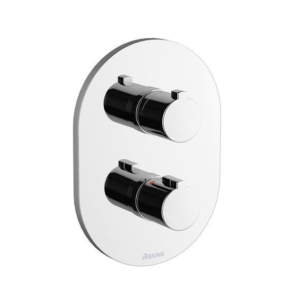 Смеситель термостатический Ravak Chrome CR 064.00 скрытого монтажа без переключателя X070095