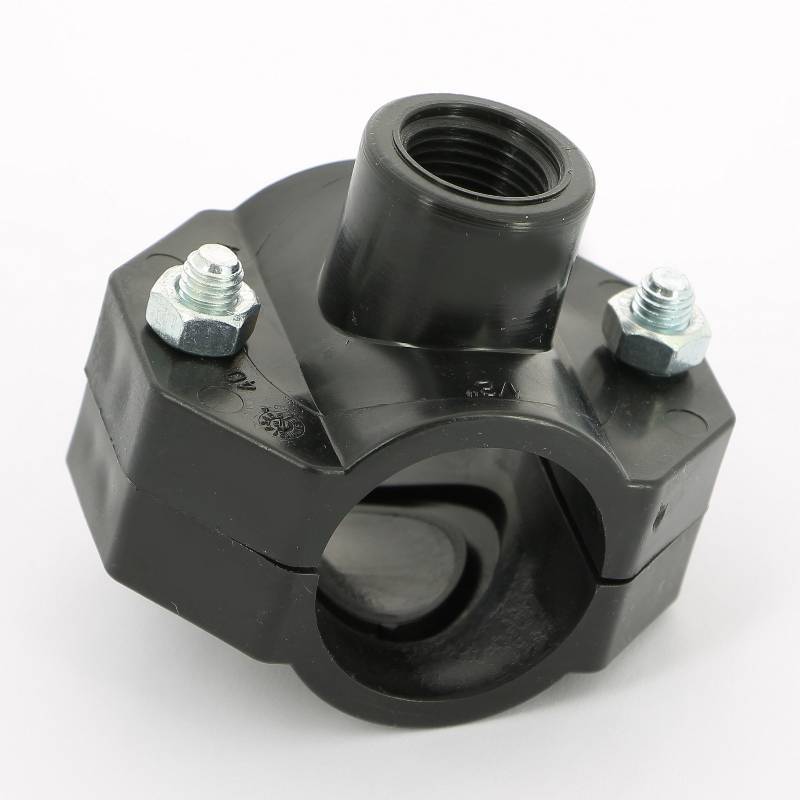 Седловая врезка Unidelta 40х1/2 2 болта для труб ПНД 1019040002