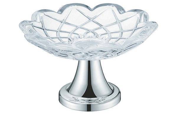 Мыльница Boheme 10203 настольная круглая хром 10203