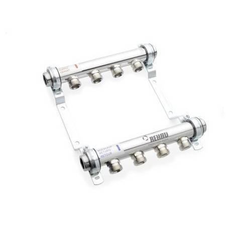 Коллекторная группа REHAU HLV 1 x 3/4 9 выходов с воздухоотводчиком 110214