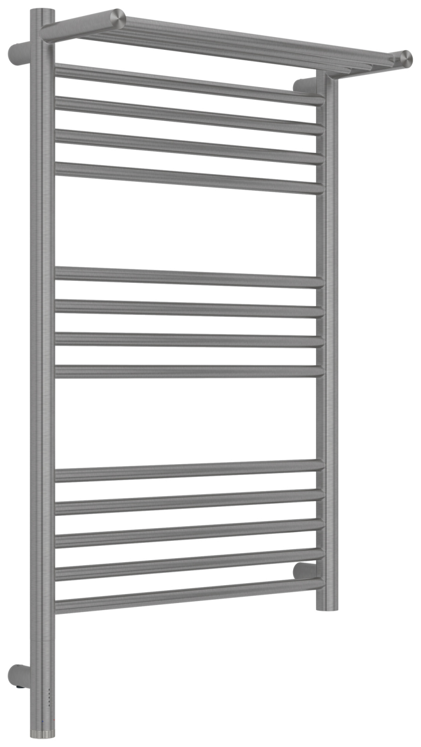 Полотенцесушитель электрический Сунержа Богема 3.1 с 1 полкой 500x800 мм левый сатин браш 071-6006-8050