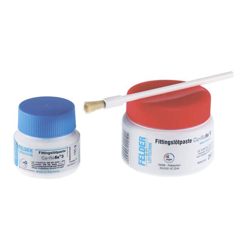 Флюс-паста с припоем FELDER Cu-Rofix 4-Spezial с держателем и стаканом 250 г 229560551