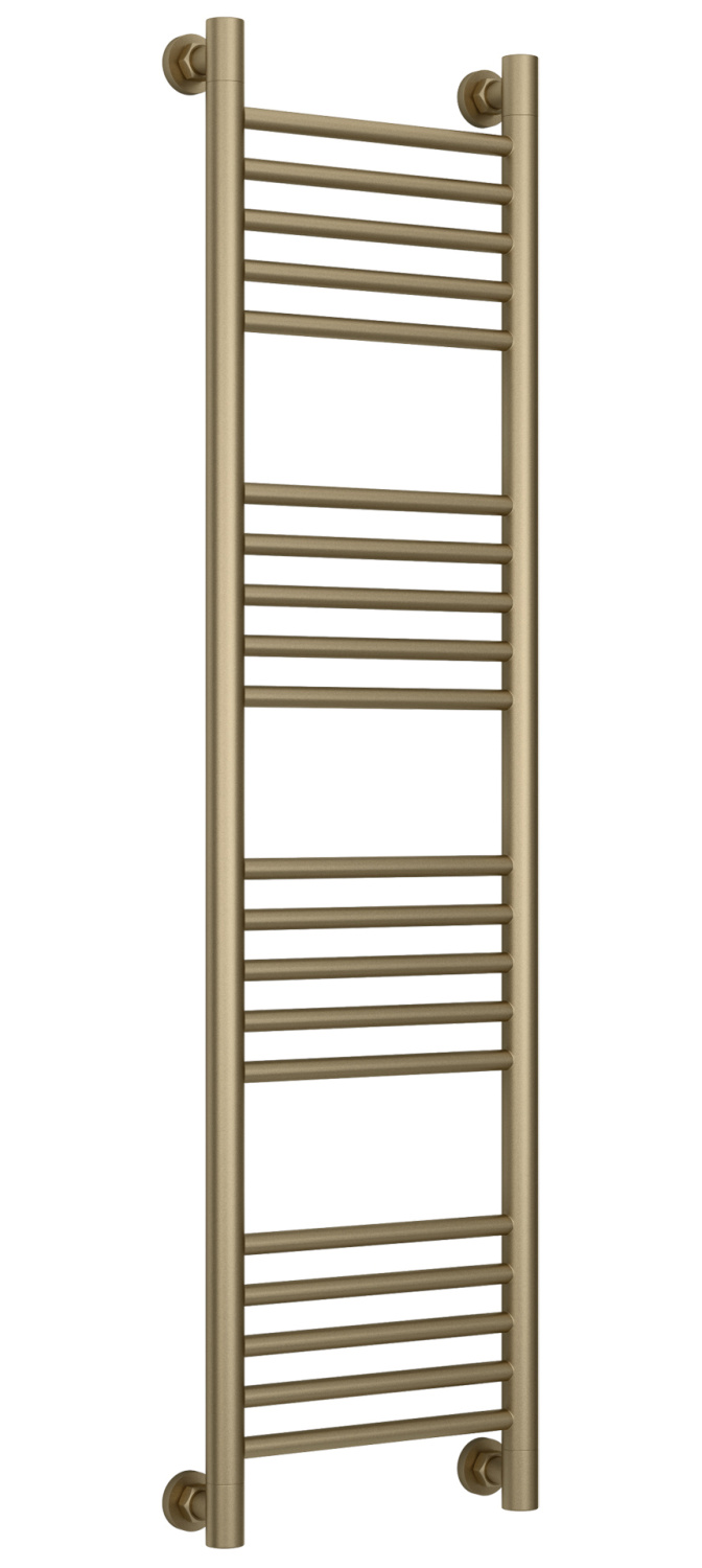 Полотенцесушитель водяной Сунержа Богема+ прямая 350x1262 мм золотой шёлк матовый 32-0220-1230