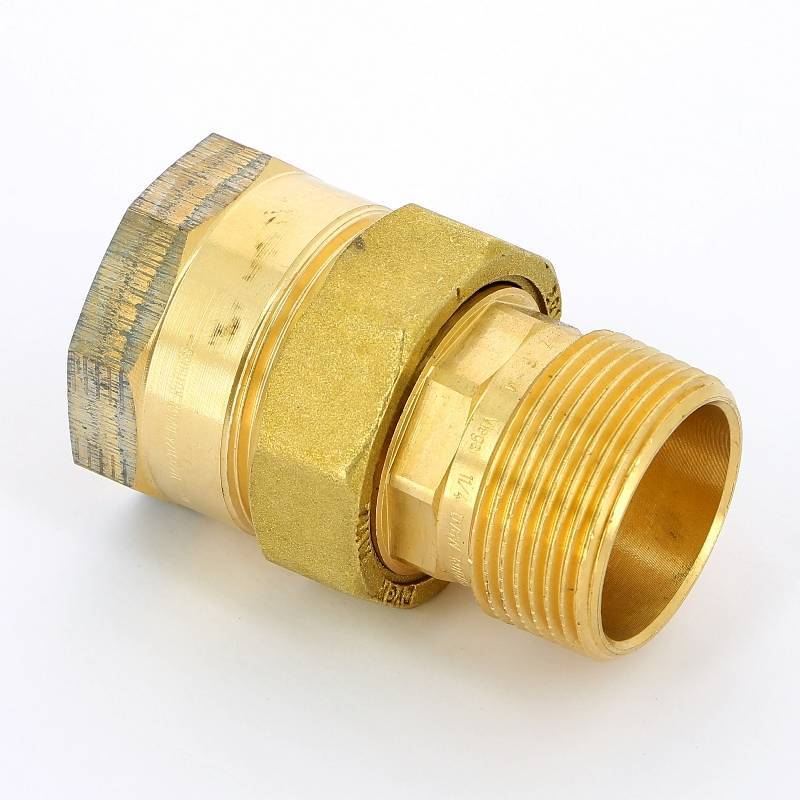 Разъемное соединение Viega модель 3331 бронза ВР/НР 1 1/4 плоское уплотнение 271343