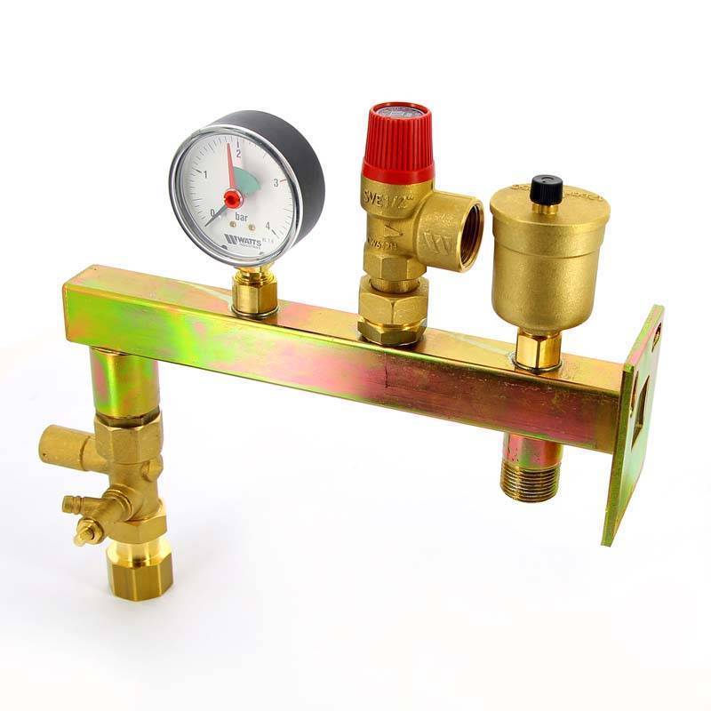 Консоль для расширительного бака Watts GAG/KAV с группой безопасности 3/4 3 бар 50 кВт 10017890