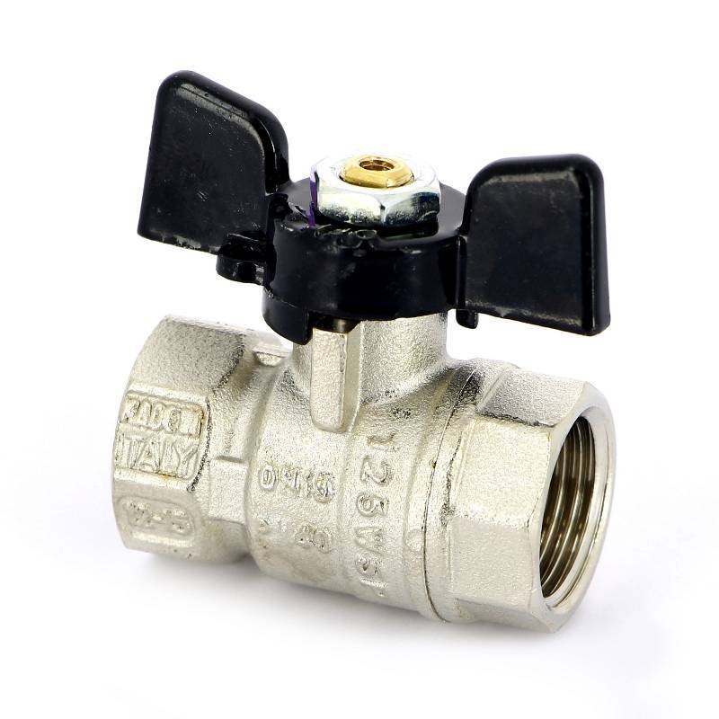 Кран шаровой Bugatti Arizona 602 ВВ 1/2 бабочка 06020007