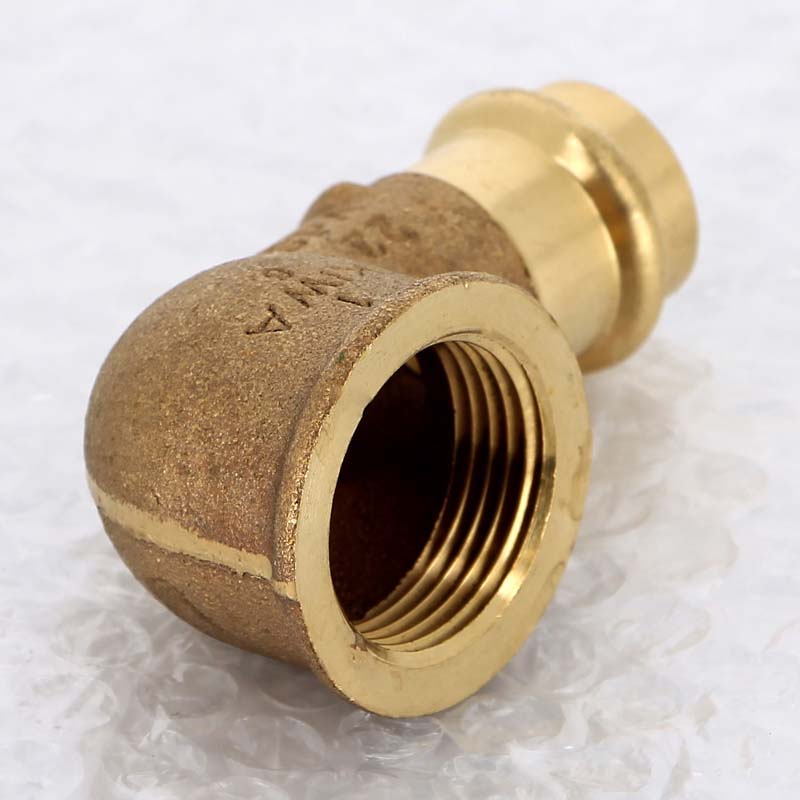 Угол 90° пресс-В бронзовый Viega Sanpress 22х1 314378