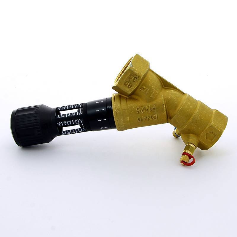 Клапан балансировочный ручной Cimberio CIM 747OT 1 1/2 ВВ с 2 ниппелями CIM 747OT N 1 1/2