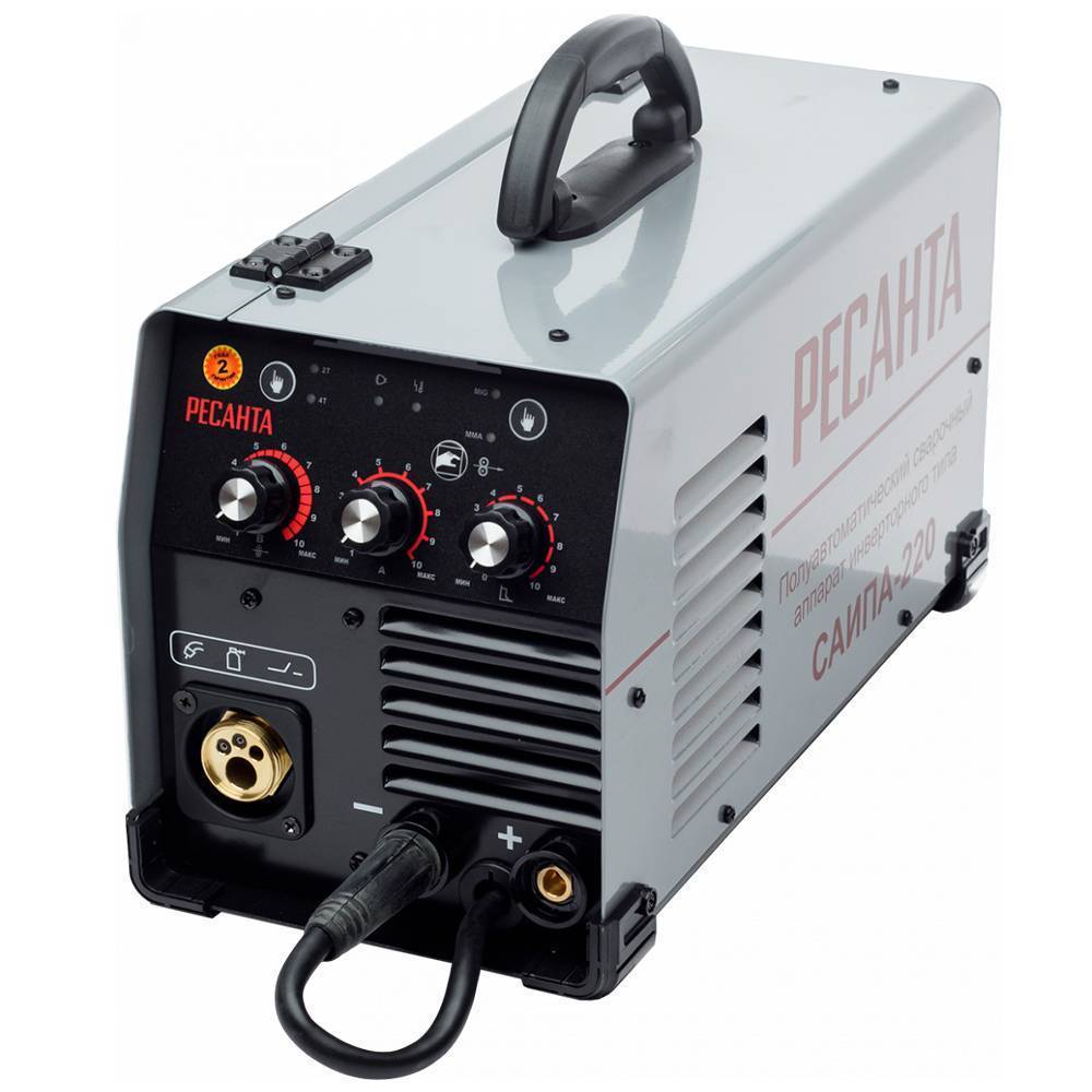 Сварочный инверторный полуавтомат Ресанта САИПА-220 (MIG/MAG) 65/10