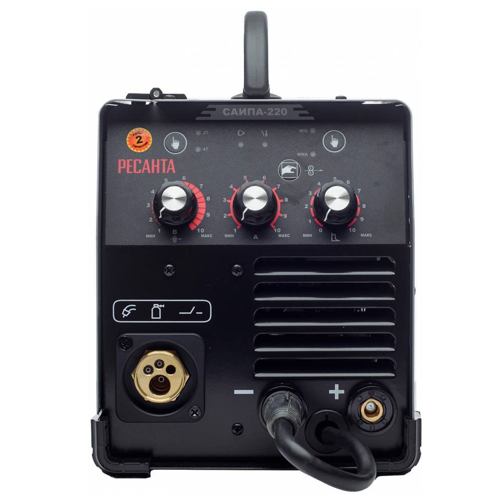 Сварочный инверторный полуавтомат Ресанта САИПА-220 (MIG/MAG) 65/10