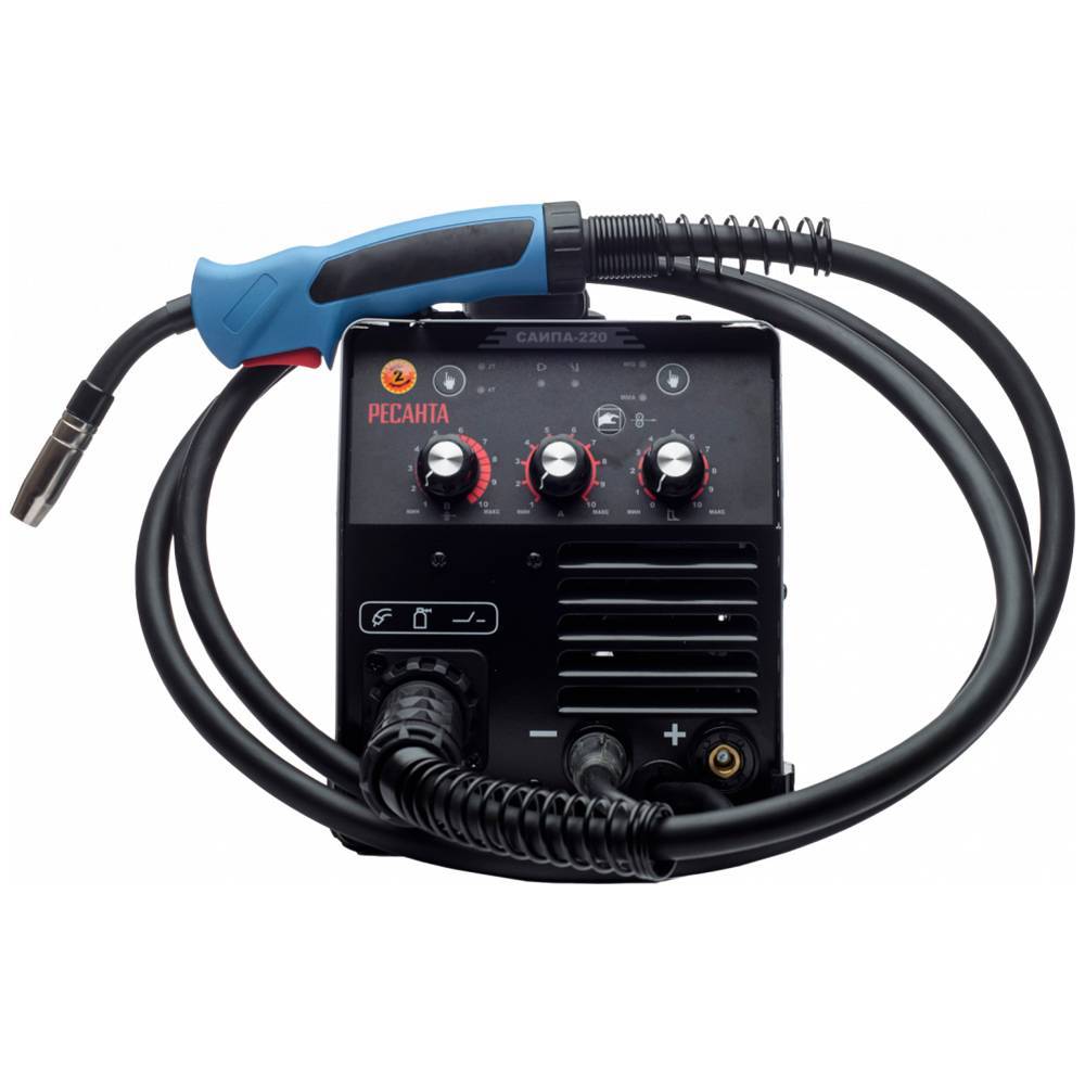Сварочный инверторный полуавтомат Ресанта САИПА-220 (MIG/MAG) 65/10
