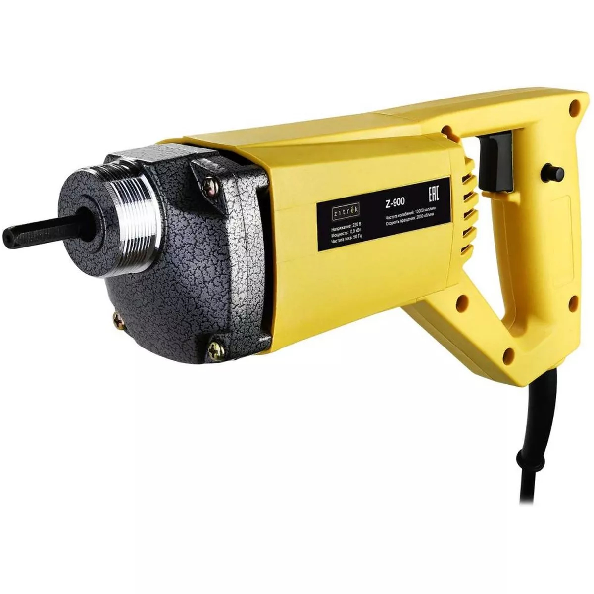 Вибратор портативный Zitrek Z-900 вал 1.5 м булава 35 мм 067-1011