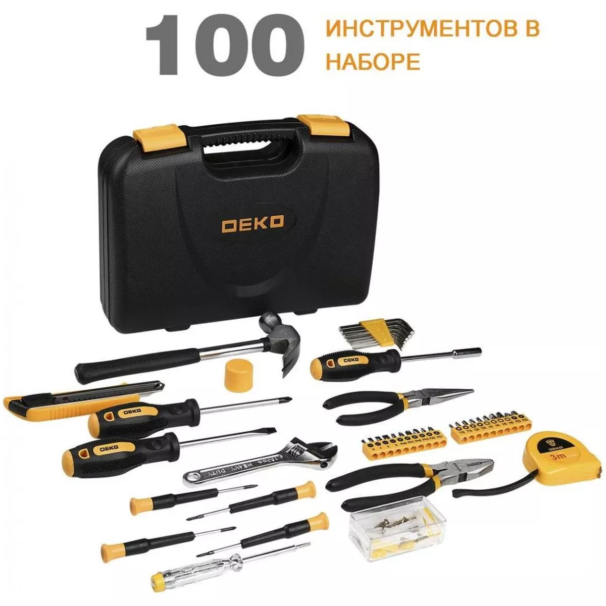 Набор инструментов DEKO TZ100 100 предметов TZ100