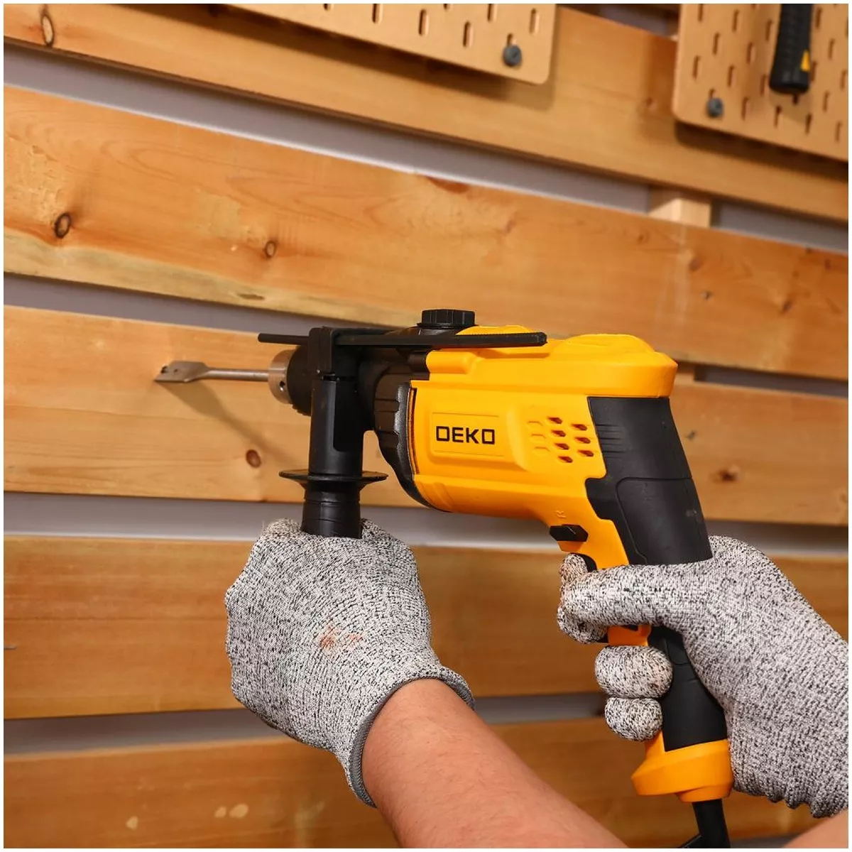 Дрель ударная сетевая DEKO DKID1200W 1200 Вт DKID1200W