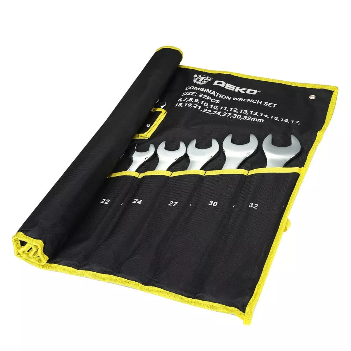 Набор комбинированных гаечных ключей DEKO DKHT22 22 предмета DKHT22