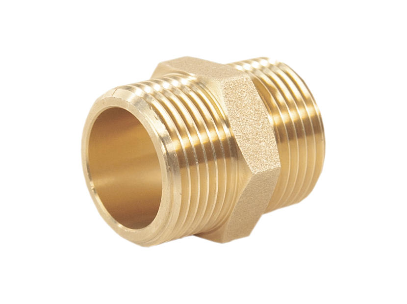 Штуцер для шланга ДЖИЛЕКС 1 x 1 латунный 9005