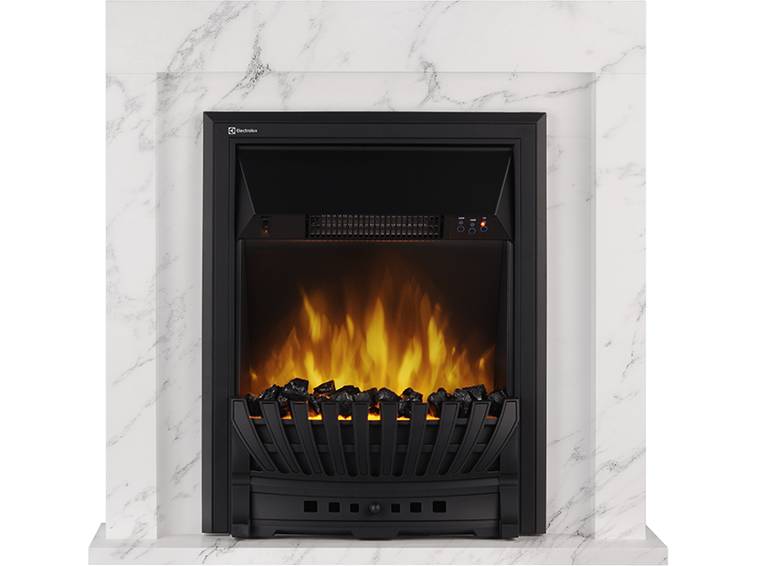 Портал для электрокамина Firelight Simple Classic белый мрамор 1283400