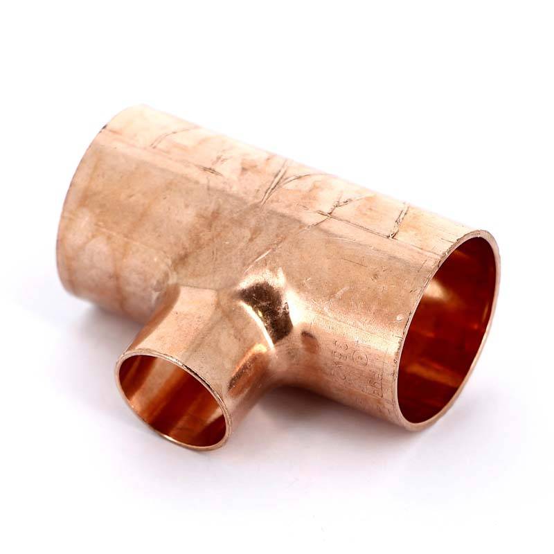 Тройник медный Viega под пайку 35х22х35 мм 104375